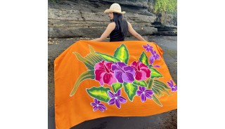 New design rayon sarongs pareo hand painted originally made in bali hight quality